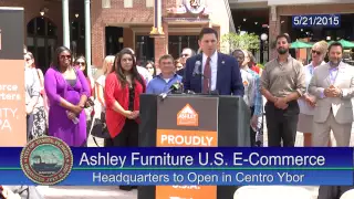 Ashley Furniture U.S.  E-Commerce Headquarters to Open in Centro Ybor