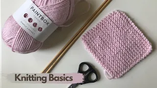 HOW TO KNIT for absolute beginners: the knitting basics/free tutorial.