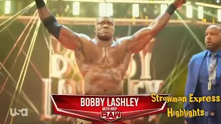 Braun Strowman vs Bobby Lashley RAW 22/02/21 highlights