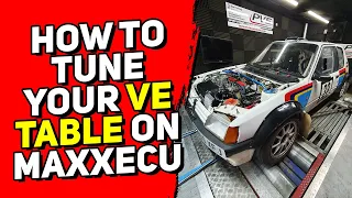 How to use MaxxECU Autotune (Auto Tune) using a Peugeot 205 GTi, with SADEV box, on the Rolling Road