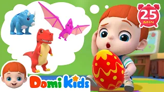 Surprise Dino Egg Song + Domi Kids Nursery Rhymes & Kids Songs - Educational Songs