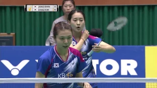 Jeju Victor Korea Masters 2016 | Badminton F M3-WD | Jung/Shin vs Chae/Kim