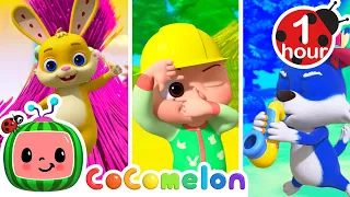 1...2...3 Little Friends | CoComelon JJ's Animal Time | Animal Songs for Kids