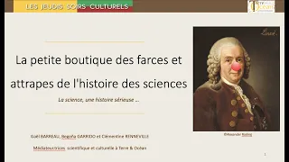 Les Jeudis Soirs Culturels : La petite boutique des farces et attrapes de l’histoire des sciences