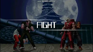 MUGEN BATTLES - Orochi Kyo & Orochi Iori vs. Violent Ken & Evil Ryu