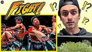 INSANE KO!😱 Teeyai PK Saenchai  FLYING KNEE vs. SAKLEK | FIGHT REACTION | ONE Friday Fights 18