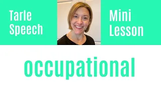 How to Pronounce OCCUPATIONAL - #SHORTS Quick English Pronunciation Mini Lesson