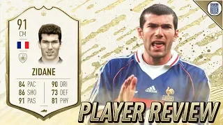 91 ICON SWAPS ZIDANE PLAYER REVIEW! - IS HE WORTH UNLOCKING? - FIFA 20 ULTIMATE TEAM