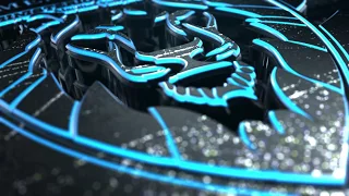 New lion Dark metal logo intro animation