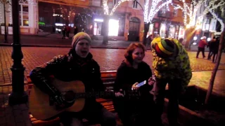 Одесса, Дерибасовская - "Богуслав, Богуслав!" / Street Musician, Odessa, Ukraine