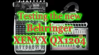 Behringer Xenyx QX1204 - Mixer Test