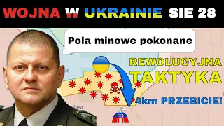 28 SIE: Genialne. Ukraińcy Używają Termowizji DO PRZEBICIA SIĘ PRZEZ POLA MINOWE | Wojna w Ukrainie