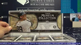 2018 Topps Inception Baseball & Topps Museum Collection 4 Box Break For Phil S.