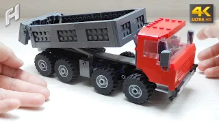 How to Build Tatra Tipper Truck 8X8 (MOC - 4K)