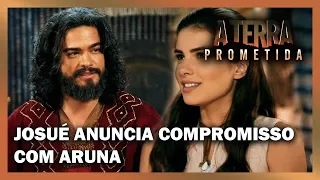 Josué anuncia compromisso com Aruna e Samara desmaia | A TERRA PROMETIDA