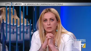 Sul giuramento di Salvini sul Vangelo, Giorgia Meloni (FdI): 'Mia nonna diceva gioca con i ...