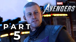 Marvel's Avengers Kate Bishop Rescue HAWK EYE Part 5 Taking Aim DLC Walkthrough Family Reunion