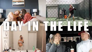 DAY IN THE LIFE | SATURDAY VLOG, 6 MONTHS PREGNANT, SPRING TRAINING PREP, ZAXBY'S VS CHICK-FIL-A