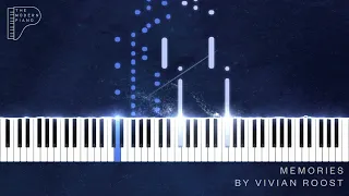 Memories - Vivian Roost [4K Piano Tutorial Visualiser]