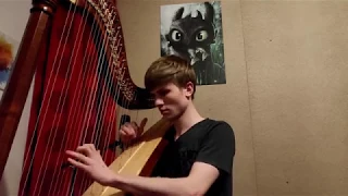 Flying With Mother - Harp Cover - How to Train Your Dragon