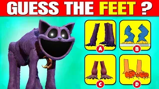 Guess The Monster's Feet | Poppy Playtime Chapter 3, Garten Of Banban 6 | Catnap, Bittergiggle