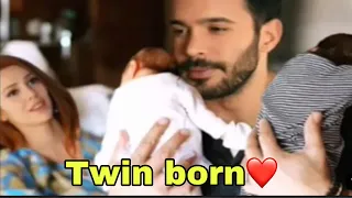Elcin Sangu born twin babies and Baris Arduc toon both and very happy | YMS Creation