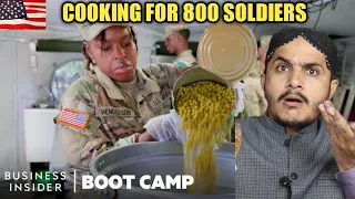 How Army Cooks Are Trained To Feed 800 Soldiers In The field | Tribal People React to Boot Camp|