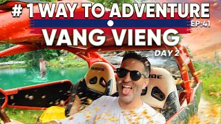 My Favourite Way To Adventure in Vang Vieng in a Buggy in a Day (Laos Motorbike Trip🇱🇦 Ep41)