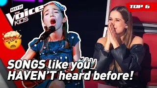 UNIQUE COVERS in The Voice Kids! 😍 | Top 6 (Part 2)