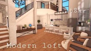 Roblox Bloxburg | Modern Loft 68k | House Build