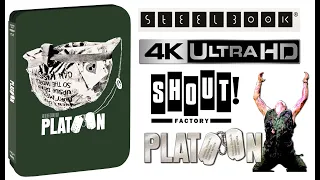 Platoon [Shout Factory Limited Edition Steelbook 4K Ultra HD & Blu-ray] Directed by Oliver Stone