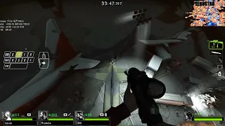 Left 4 Dead 2 Dead air MINIGUN trick 2.0