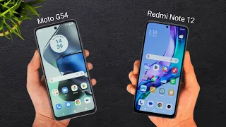 Best Phone Under ₹20,000 | Moto G54 5G vs Redmi Note 12 5G Comparison in HINDI|Moto G54 vs Note 12