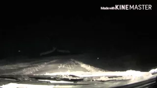 Nissan SAFARI in snow  (Зимник Сергино - Андра, Обь, Нягань