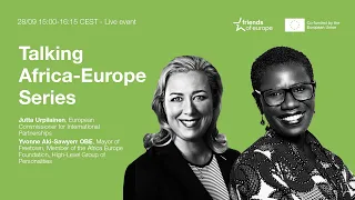 Launch of the Talking Africa-Europe Series 2021 — Localising the Africa-Europe Partnership