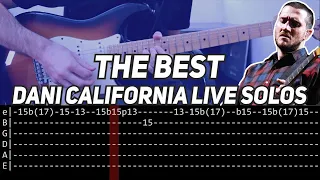 Top 3 Dani California Live Solos (cover with TAB)