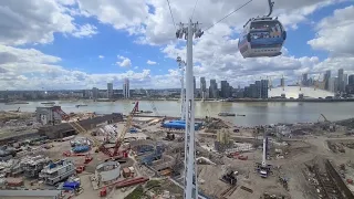 London Emirates Air Line cable car - London Attraction- Walking Tour, City Walking, Sightseeing