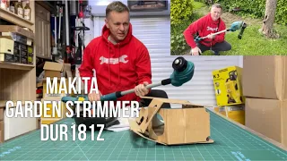 Makita Garden Strimmer "LineTrimmer" DUR181Z 18V "Any Good" Full Review & Test.