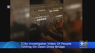 City Issues Warning After People Are Seen On Video Sitting On Raised Drawbridge