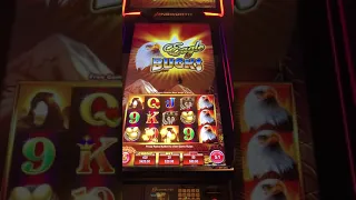 High Limit $20 Bet Massive Jackpot on Eagle Bucks Slot Machine