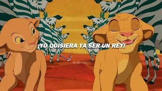 El Rey León - Yo Quisiera Ya Ser El Rey (Video Edit + Letra) (Latino)