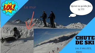CHUTE de ski 😂🤣🤣🎿, euh pourquoi j'ai fait ça !!!🏔️❄️⛷️