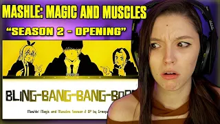 Creepy Nuts - Bling-Bang-Bang-Born | MASHLE: MAGIC AND MUSCLES Season 2 OP | FIRST TIME REACTION
