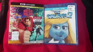 Wreck-it Ralph (4K Ultra HD) and The Smurfs 2 (Blu-ray) - Unboxing