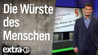 Die Würste des Menschen sind unantastbar  | extra 3 | NDR