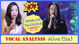 Daneliya Tuleshova【Alive】AGT Finals Vocal Analysis