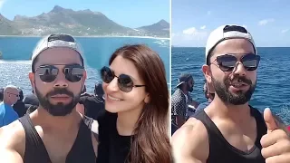 Virat Kohli Anushka Sharma Enjoying Boat Ride With Indian Cricket Team In South Africa