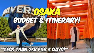 How much budget in OSAKA-KYOTO-NARA + my Detailed Itinerary! 🇯🇵 | JM Banquicio