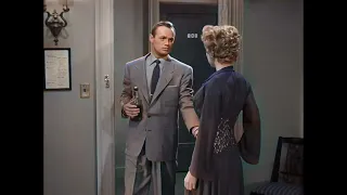 Don't bother to Knock 1952 Richard Widmark, Marilyn Monroe colorized