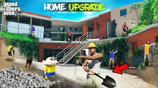 GTA 5: Franklin Shinchan & CHOP Ultimate New Luxury HOUSE Upgrade GTA 5!